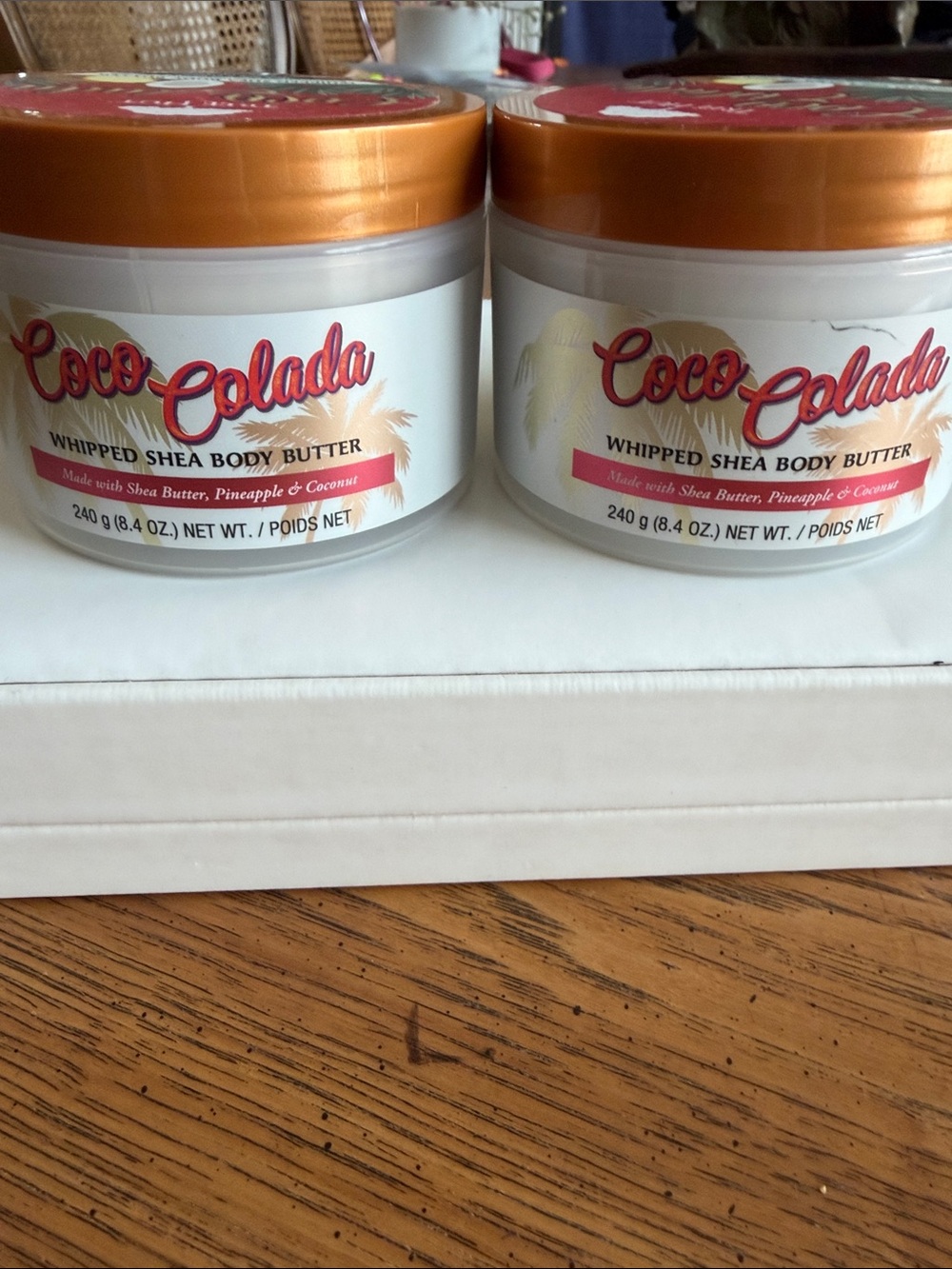 🥥🍹NWT2CocoColadaWhippedSheaBodyButterDeliciousSoftFragranceLightweight240gClosed
